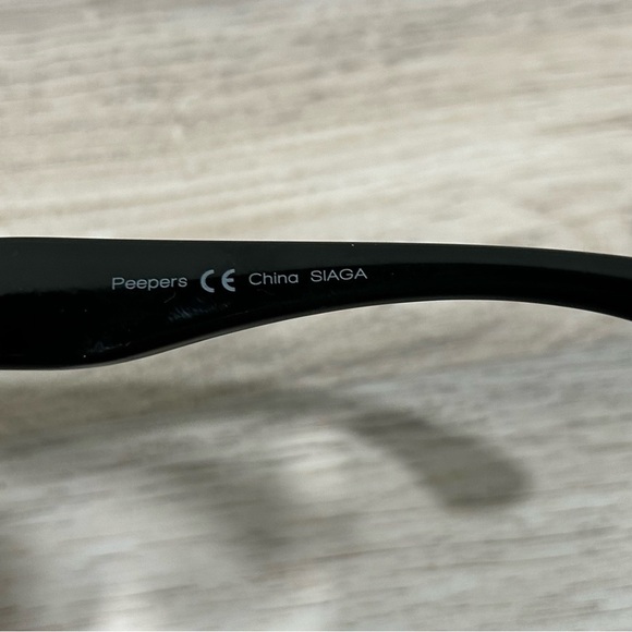 Peepers Siaga Women’s Rhinestone Reading Sunglasses Black Caliente Sun +2.50 - Picture 6 of 7